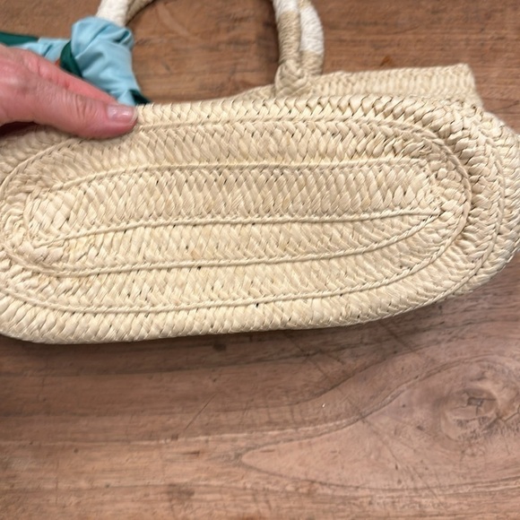 Altru Straw Beach Summer Tote Blue and Reese’s Book Club Scarf - Picture 3 of 10